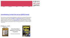 Desktop Screenshot of openmindgames.com